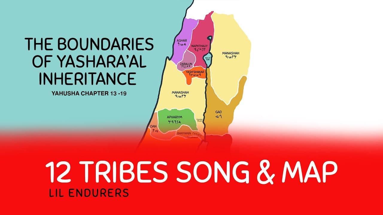 The 12 Tribes Song with Map